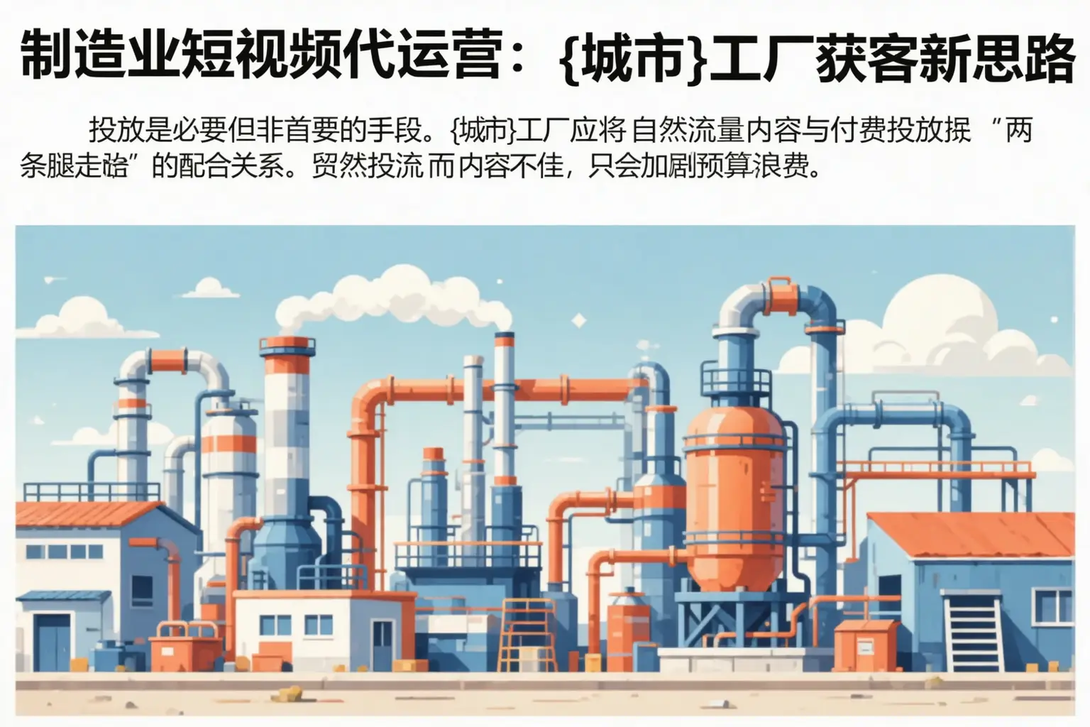 制造业短视频代运营:平陆工厂获客新思路