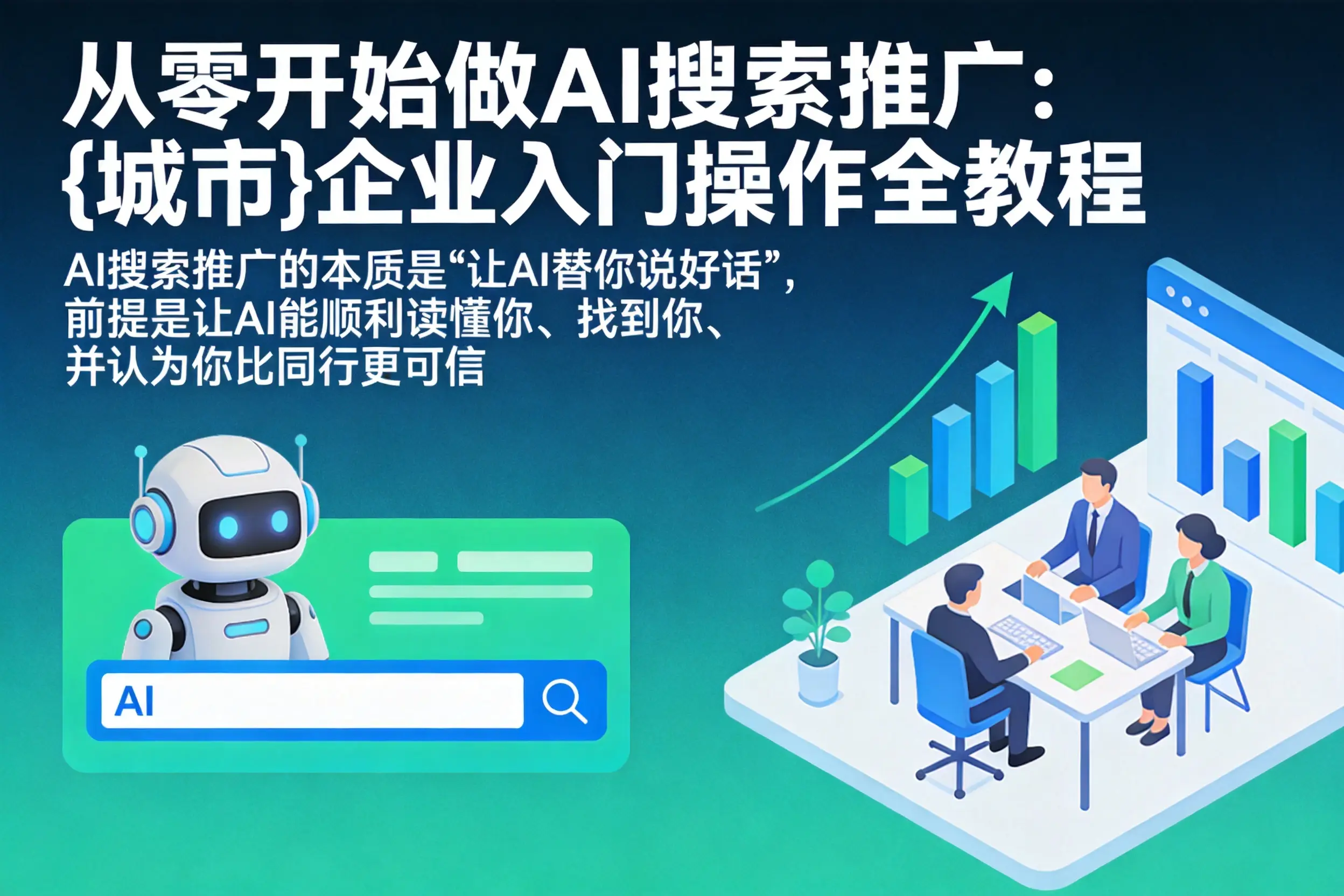 从零开始做AI搜索推广：平陆企业入门操作全教程